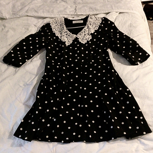 Snidel black & white polka dots vintage inspired dress - Picture 5 of 10